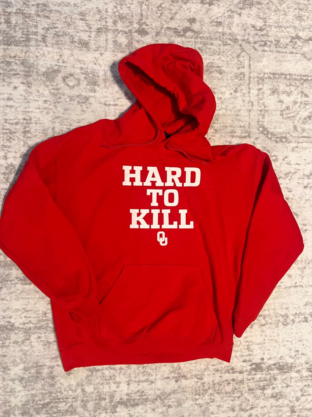 University of Oklahoma Sooners Red "HARD TO KILL" Hoodie